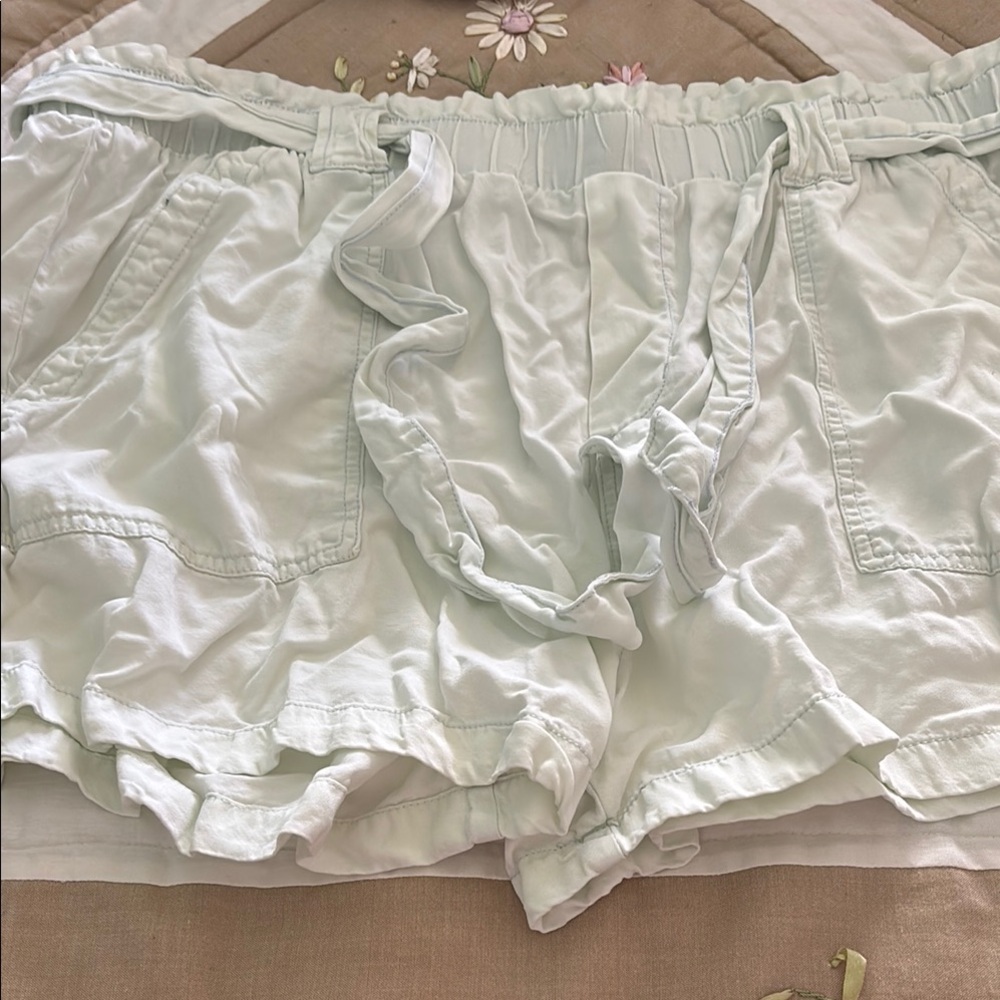 Women's Light Blue Shorts
